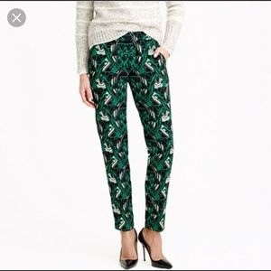 J. Crew Tuxedo Pant in Retro Floral
